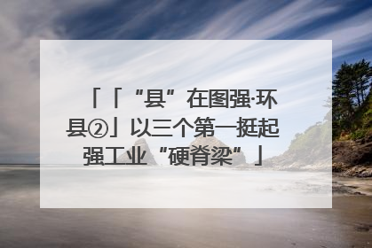「“县”在图强·环县②」以三个第一挺起强工业“硬脊梁”