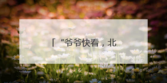 “爷爷快看，北京好漂亮！”
