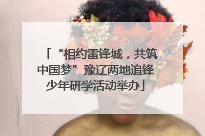 “相约雷锋城，共筑中国梦”豫辽两地追锋少年研学活动举办