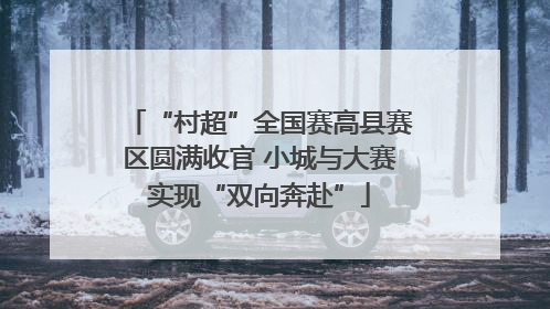 “村超”全国赛高县赛区圆满收官 小城与大赛实现“双向奔赴”