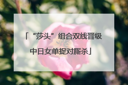 “莎头”组合双线晋级 中日女单捉对厮杀
