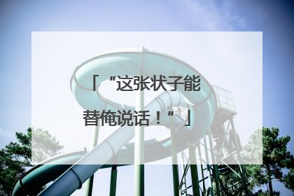 “这张状子能替俺说话！”