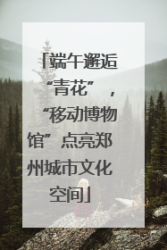 端午邂逅“青花”，“移动博物馆”点亮郑州城市文化空间