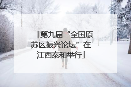 第九届“全国原苏区振兴论坛”在江西泰和举行