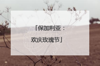 保加利亚：欢庆玫瑰节
