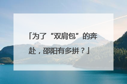 为了“双肩包”的奔赴，邵阳有多拼？