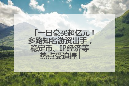 一日豪买超亿元！多路知名游资出手，稳定币、IP经济等热点受追捧
