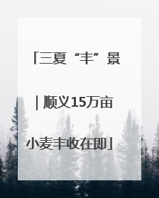 三夏“丰”景｜顺义15万亩小麦丰收在即