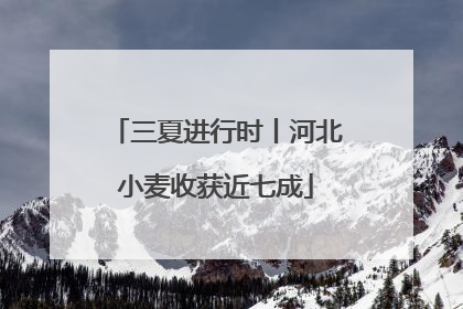 三夏进行时丨河北小麦收获近七成