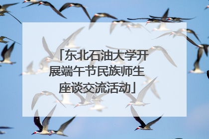 东北石油大学开展端午节民族师生座谈交流活动