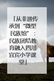 从非遗传承到“微型民族馆”:民族团结教育融入四川宜宾小学课堂