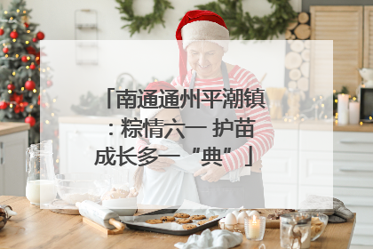 南通通州平潮镇：粽情六一 护苗成长多一“典”