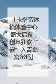 卡萨帝冰箱体验中心盛大启幕，创意狂欢“嵌”入青岛富尔玛
