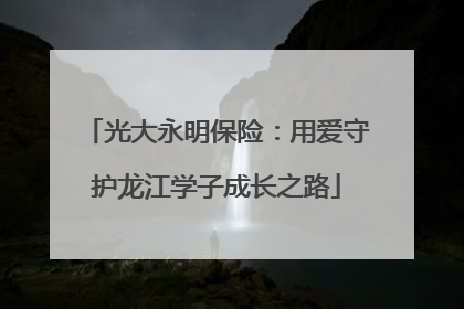光大永明保险：用爱守护龙江学子成长之路