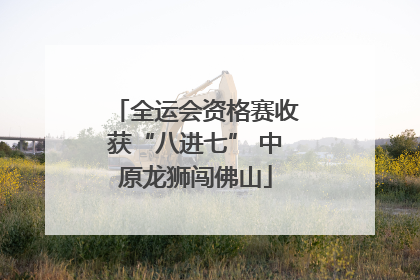 全运会资格赛收获“八进七” 中原龙狮闯佛山