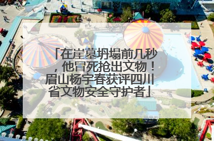 在崖墓坍塌前几秒，他冒死抢出文物！眉山杨宇春获评四川省文物安全守护者