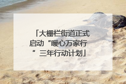 大栅栏街道正式启动“暖心万家行”三年行动计划