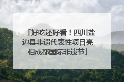 好吃还好看！四川盐边县非遗代表性项目亮相成都国际非遗节