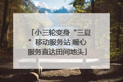小三轮变身“三夏”移动服务站 暖心服务直达田间地头