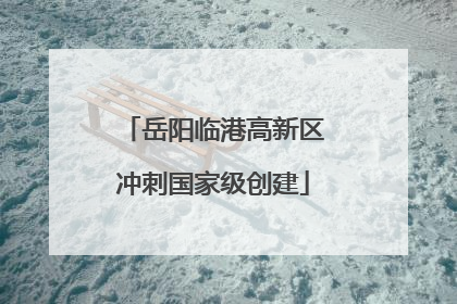 岳阳临港高新区冲刺国家级创建