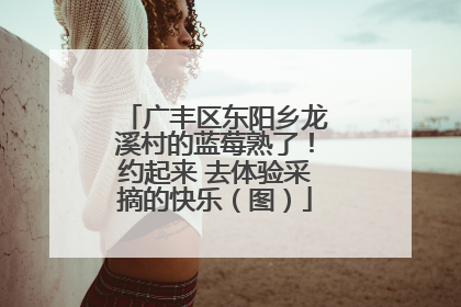 广丰区东阳乡龙溪村的蓝莓熟了！约起来 去体验采摘的快乐（图）