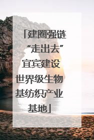 建圈强链“走出去” 宜宾建设世界级生物基纺织产业基地