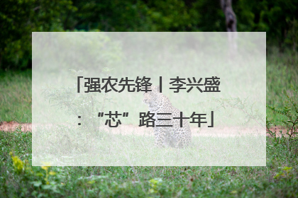 强农先锋丨李兴盛：“芯”路三十年