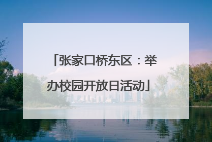 张家口桥东区：举办校园开放日活动