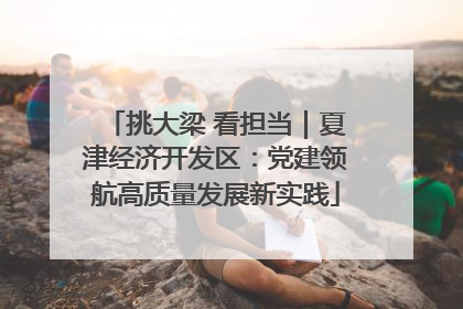 挑大梁 看担当｜夏津经济开发区：党建领航高质量发展新实践