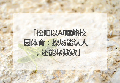 松阳以AI赋能校园体育：操场能认人，还能帮数数