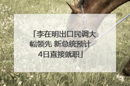 李在明出口民调大幅领先 新总统预计4日直接就职