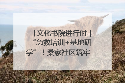 文化书院进行时｜“急救培训+基地研学”！桑家社区筑牢居民健康防线