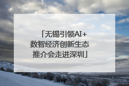 无锡引领AI+数智经济创新生态推介会走进深圳