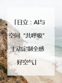 日立：AI与空间“共呼吸” 主动定制全感好空气