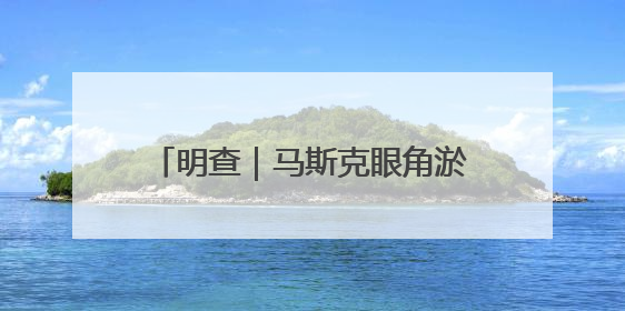 明查｜马斯克眼角淤青是特朗普打的？网传截图是“高仿”