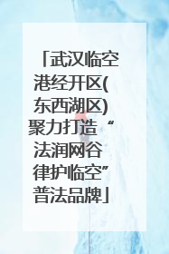 武汉临空港经开区(东西湖区)聚力打造“法润网谷 律护临空”普法品牌