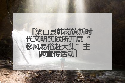 梁山县韩岗镇新时代文明实践所开展“移风易俗赶大集”主题宣传活动