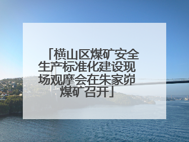 横山区煤矿安全生产标准化建设现场观摩会在朱家峁煤矿召开