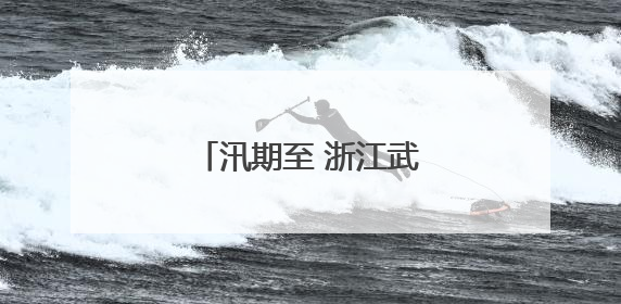 汛期至 浙江武警开展水上集训提升抢险救援能力