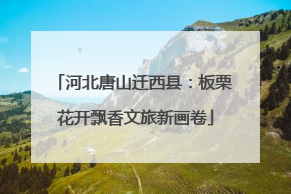 河北唐山迁西县：板栗花开飘香文旅新画卷
