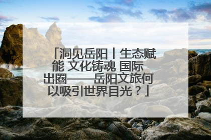 洞见岳阳丨生态赋能 文化铸魂 国际出圈——岳阳文旅何以吸引世界目光？