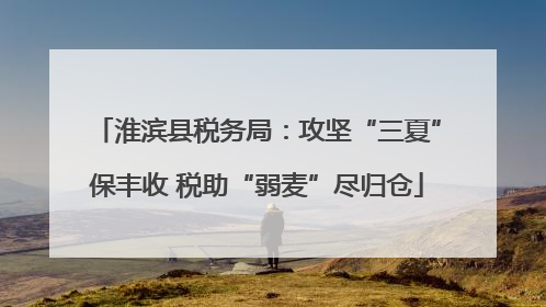 淮滨县税务局：攻坚“三夏”保丰收 税助“弱麦”尽归仓