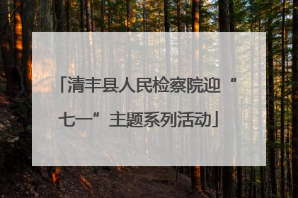清丰县人民检察院迎“七一”主题系列活动