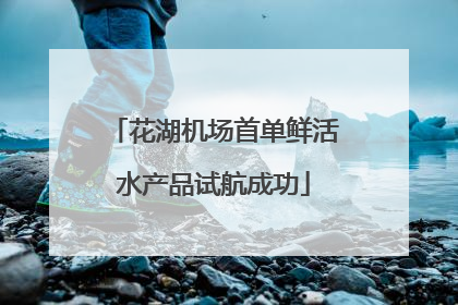 花湖机场首单鲜活水产品试航成功