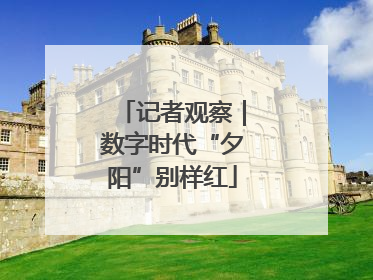 记者观察｜数字时代“夕阳”别样红