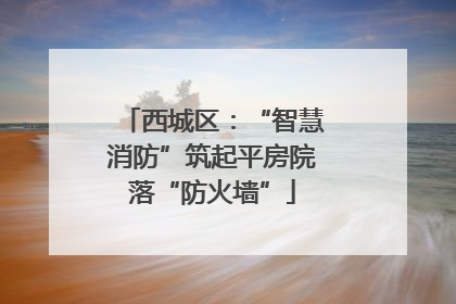 西城区：“智慧消防”筑起平房院落“防火墙”