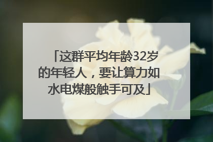 这群平均年龄32岁的年轻人，要让算力如水电煤般触手可及