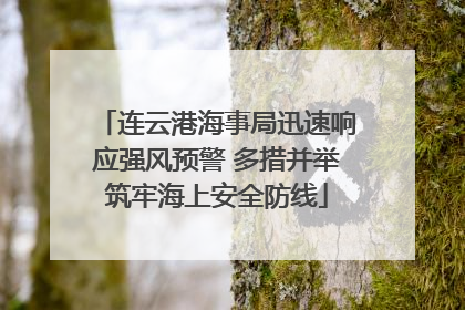 连云港海事局迅速响应强风预警 多措并举筑牢海上安全防线