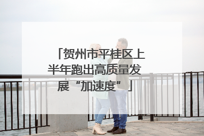 贺州市平桂区上半年跑出高质量发展“加速度”
