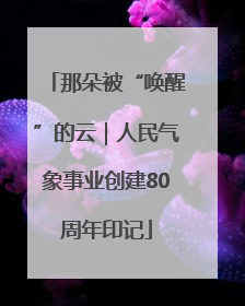 那朵被“唤醒”的云｜人民气象事业创建80周年印记